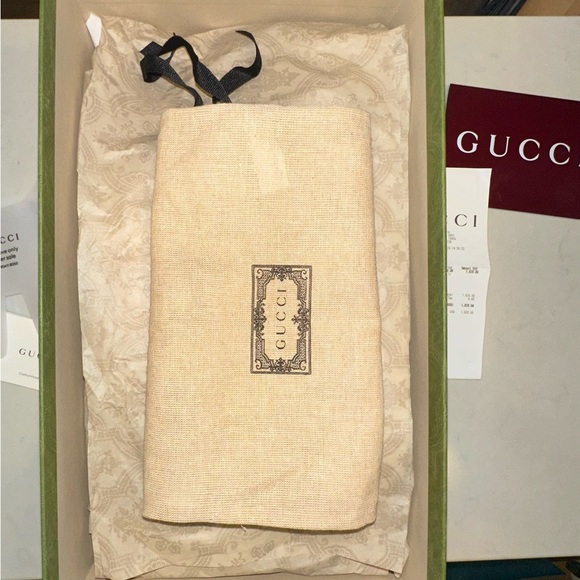 GUCCI MEN'S SCREENER SNEAKER WITH WEB 7.5 NIB - Picture 14 of 16